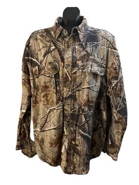 Game Winner Realtree Camo Button-Up Shirt - Men's XL